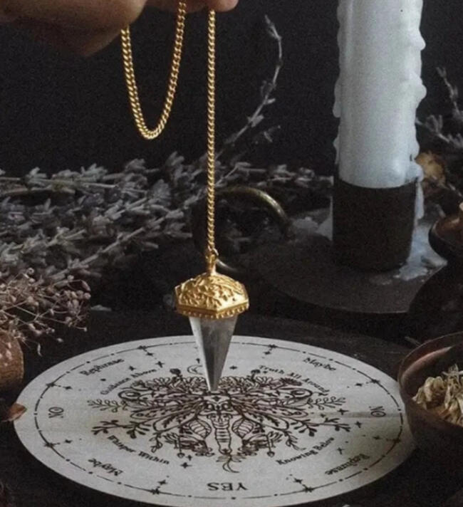 Pendulum At the Witch’s Den, seek clarity through motion and chance. Ask your question, then roll 1–3 to reveal the pendulum’s message—yes, no, or uncertain—reflecting the subtle energies that surround your inquiry.